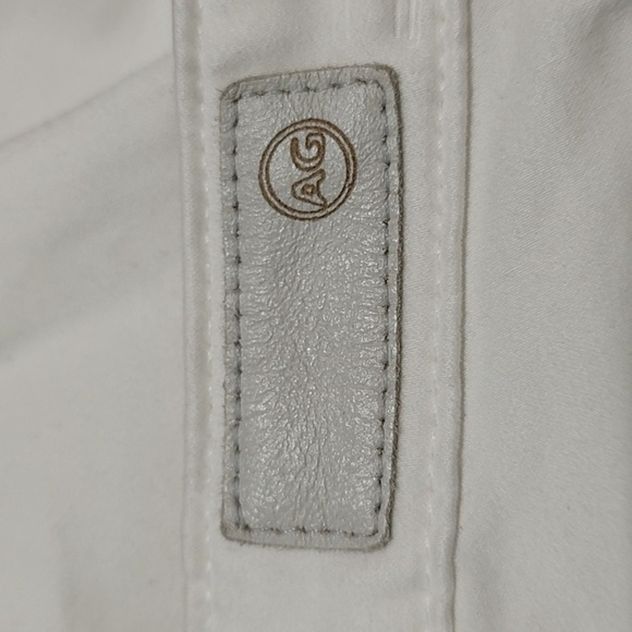 AG Adriano Goldschmied The Stilt Crop Cigarette Crop White Jeans Size 27 - Picture 3 of 7